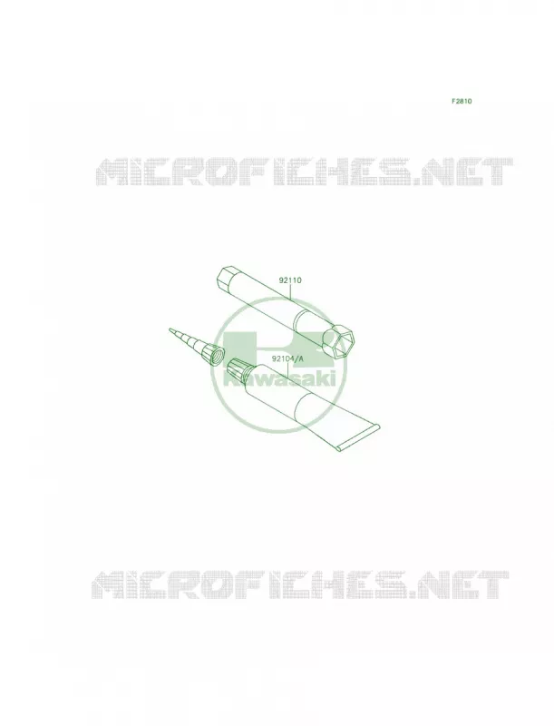 Owner's Tools Kawasaki MOTOS 140 2015 KLX140  KLX140AFF