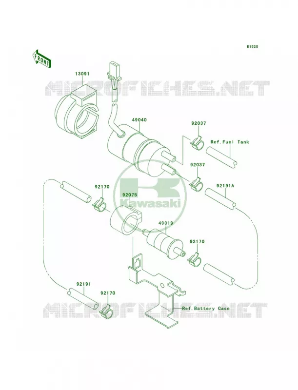 Fuel Pump Kawasaki MOTOS 1500 2000 Vulcan 1500 Nomad  VN1500-G2A