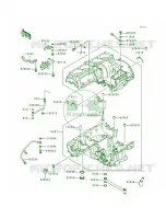 Crankcase voor Kawasaki Voyager XII 1997