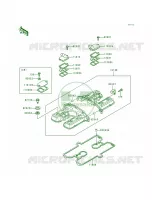Cylinder Head Cover voor Kawasaki Voyager XII 1997