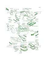 DecalsZG1200 B14 voor Kawasaki Voyager XII 1997