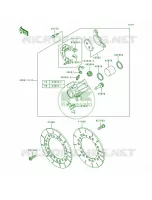 Front Brake voor Kawasaki Voyager XII 1997