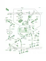Front Master Cylinder voor Kawasaki Voyager XII 1997