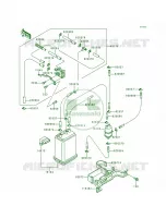 Fuel Evaporative System voor Kawasaki Voyager XII 1997