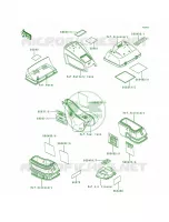 Labels voor Kawasaki Voyager XII 1997