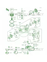 Oil PumpOil Filter voor Kawasaki Voyager XII 1997