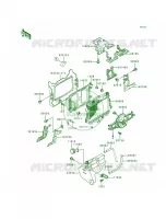 Radiator voor Kawasaki Voyager XII 1997