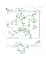 Rear Brake voor Kawasaki Voyager XII 1997