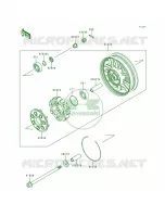 Rear WheelChain voor Kawasaki Voyager XII 1997