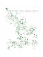 Seat voor Kawasaki Voyager XII 1997
