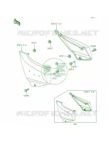 Side Covers voor Kawasaki Voyager XII 1997