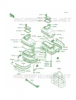 AccessorySide Back voor Kawasaki Voyager XII 1996