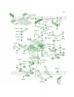 AccessoryTrunk Bracket voor Kawasaki Voyager XII 1996