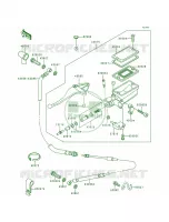 Clutch Master Cylinder voor Kawasaki Voyager XII 1996