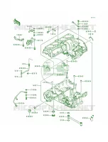 Crankcase voor Kawasaki Voyager XII 1996