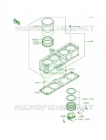 CylinderPistons voor Kawasaki Voyager XII 1996