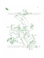 Fenders voor Kawasaki Voyager XII 1996
