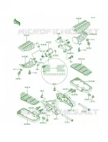 Footrests voor Kawasaki Voyager XII 1996