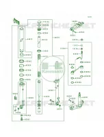 Front Fork voor Kawasaki Voyager XII 1996