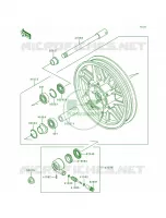 Front Wheel voor Kawasaki Voyager XII 1996