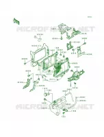 Radiator voor Kawasaki Voyager XII 1996