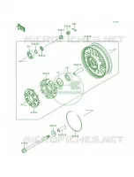 Rear WheelChain voor Kawasaki Voyager XII 1996