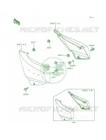 Side Covers voor Kawasaki Voyager XII 1996