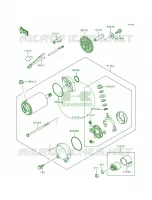 Starter Motor voor Kawasaki Voyager XII 1996