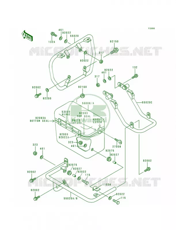 Guards Kawasaki MOTOS 1000 1997 Police 1000  KZ1000-P16