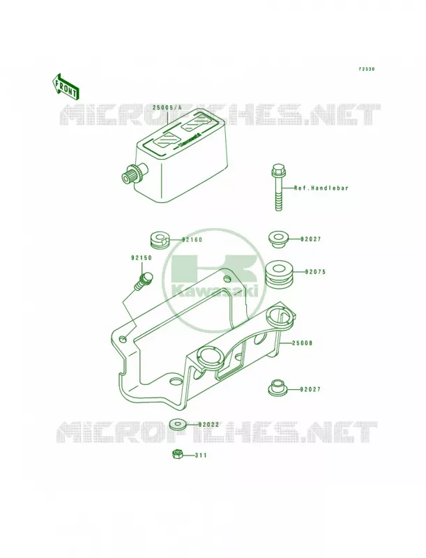 Meter Kawasaki MOTOS 250 1992 KDX250  KDX250-D2