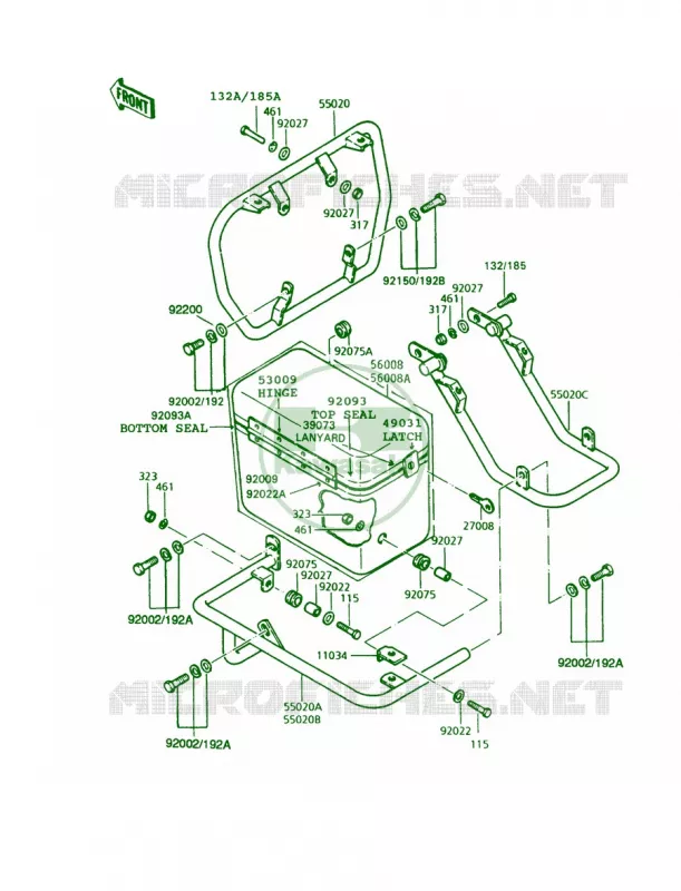 Guards Kawasaki MOTOS 1000 1995 Police 1000  KZ1000-P14