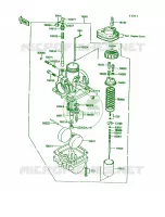 Carburetor voor Kawasaki KE100 1992