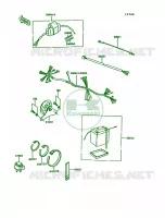 Chassis Electrical Equipment voor Kawasaki KE100 1992