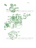 Engine Covers voor Kawasaki KE100 1992