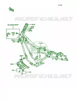Frame voor Kawasaki KE100 1992