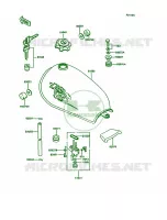 Fuel TankKE100 B15 voor Kawasaki KE100 1992