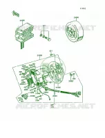 GeneratorKE100 B11B12B13B14 voor Kawasaki KE100 1992