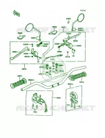 Handlebar voor Kawasaki KE100 1992