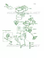 Meters voor Kawasaki KE100 1992