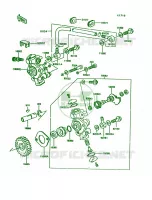 Oil Pump voor Kawasaki KE100 1992