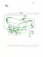 Seat voor Kawasaki KE100 1992