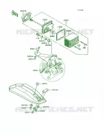 Taillights voor Kawasaki KE100 1992