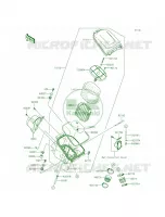 Air Cleaner voor Kawasaki Brute Force 750 4x4i EPS CAMO 2015