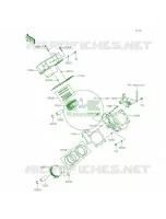 CylinderPistons voor Kawasaki Brute Force 750 4x4i EPS CAMO 2015