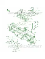 Frame Fittings voor Kawasaki Brute Force 750 4x4i EPS CAMO 2015