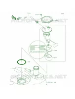 Fuel Pump voor Kawasaki Brute Force 750 4x4i EPS CAMO 2015