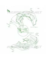 ReflectorsCN voor Kawasaki Brute Force 750 4x4i EPS CAMO 2015
