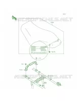 Seat voor Kawasaki Brute Force 750 4x4i EPS CAMO 2015