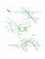 Side Covers voor Kawasaki Brute Force 750 4x4i EPS CAMO 2015