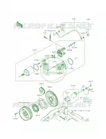 Starter Motor voor Kawasaki Brute Force 750 4x4i EPS CAMO 2015